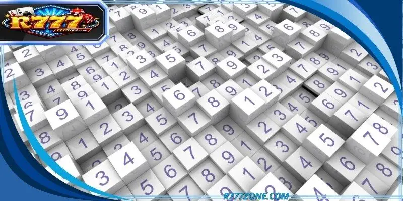 A digital visualization of complex algorithms generating unpredictable numeric
